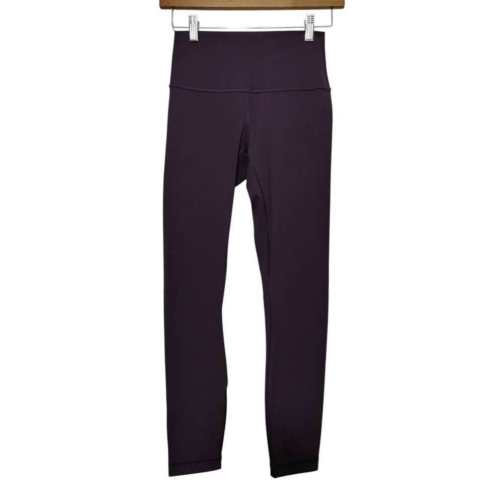 Lululemon Wunder Train High-Rise Crop 23"‎ Grape Thistle Women's 4 Yoga Workout